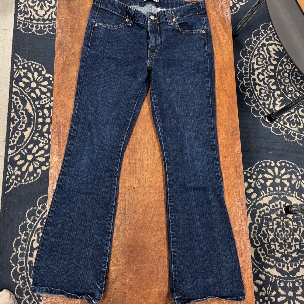 Levi’s 525 Bootcut Jeans Dark‎ Wash Stretch Denim Women’s Size 10 Classic